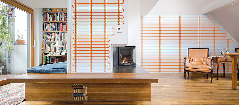 Heating And Cooling With A Single System Wall Heating